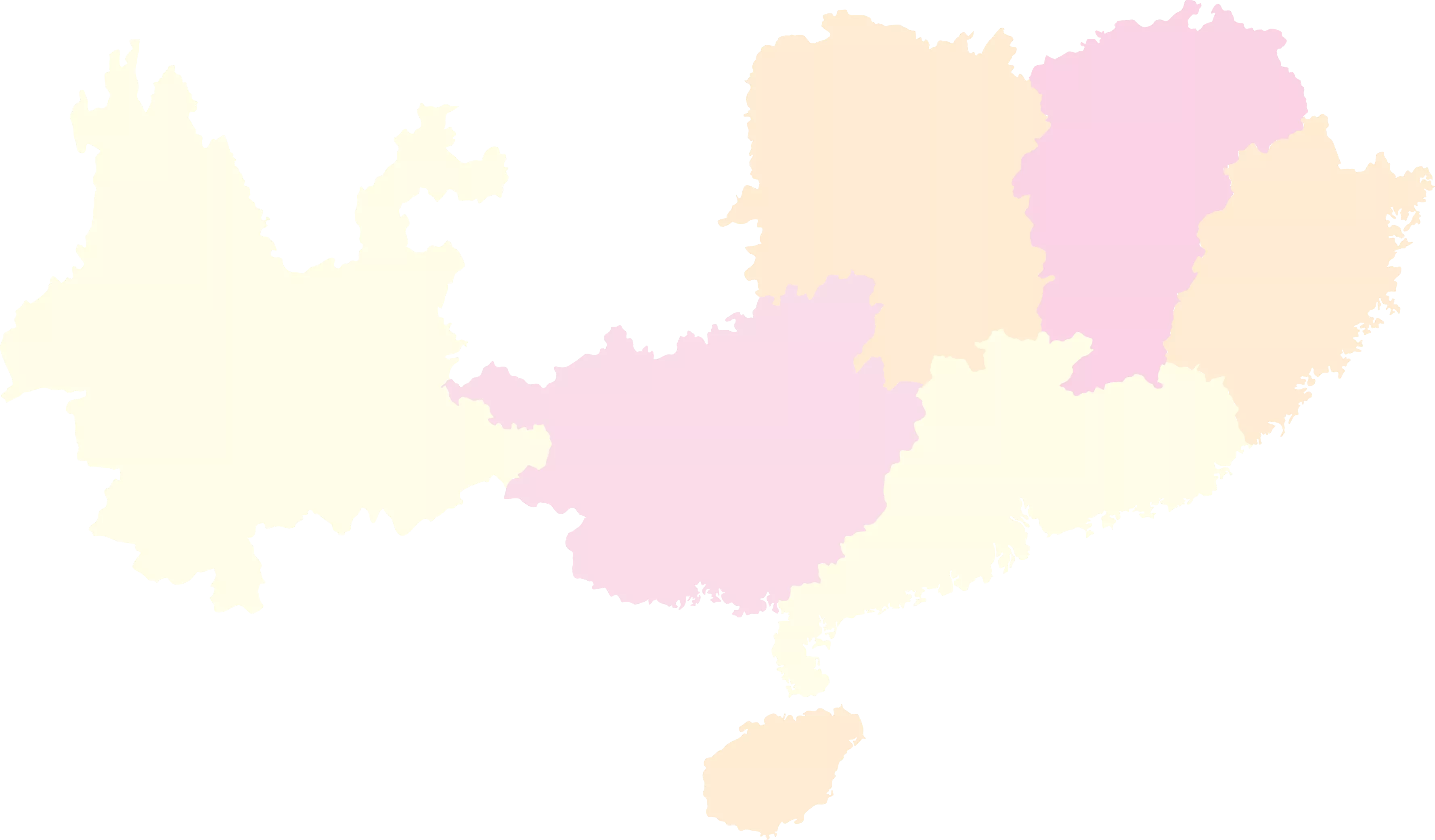 南方片区区域轮廓图